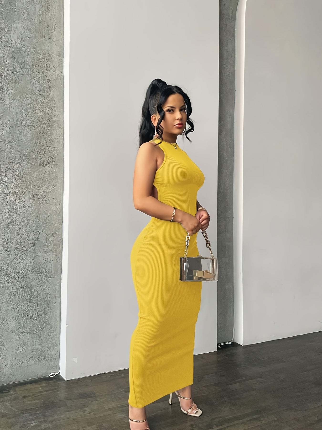 Women's Sexy Bodycon Maxi Dress