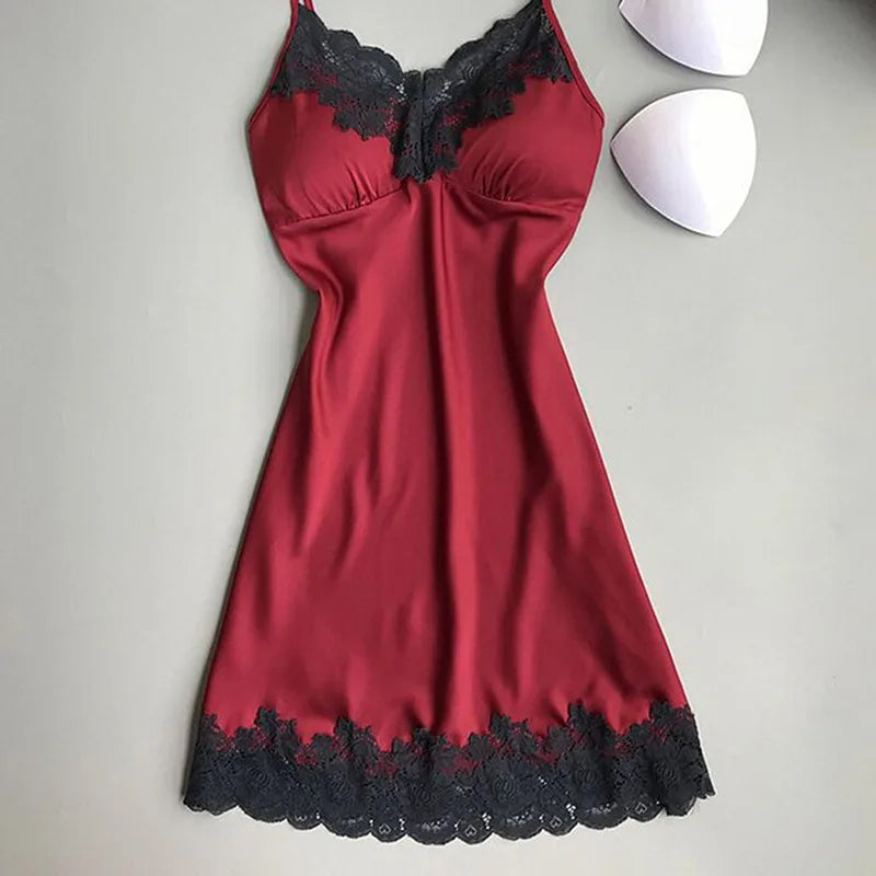 Summer Silk Night Gown