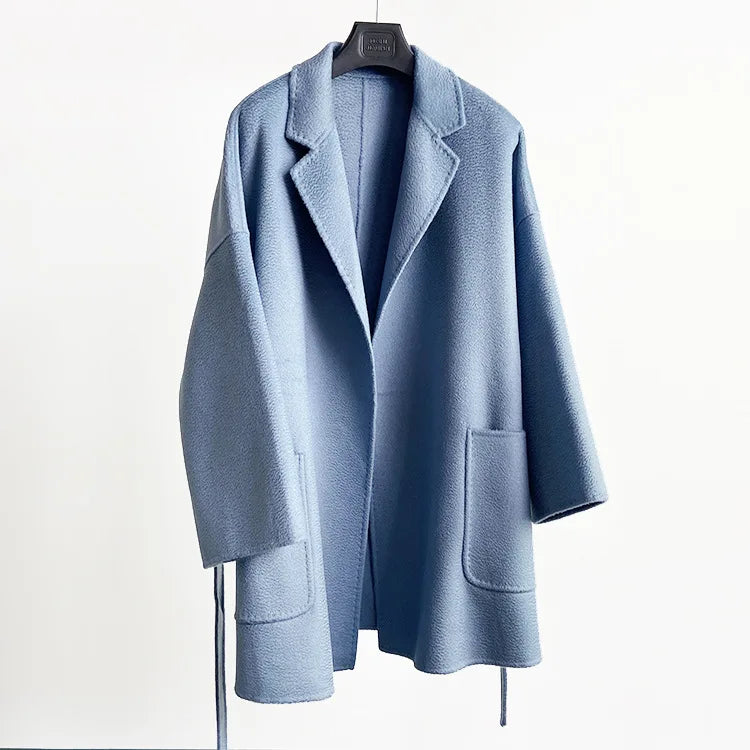 Women's Wool Water Ripple Coat