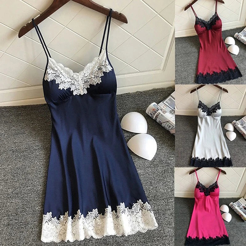 Summer Silk Night Gown