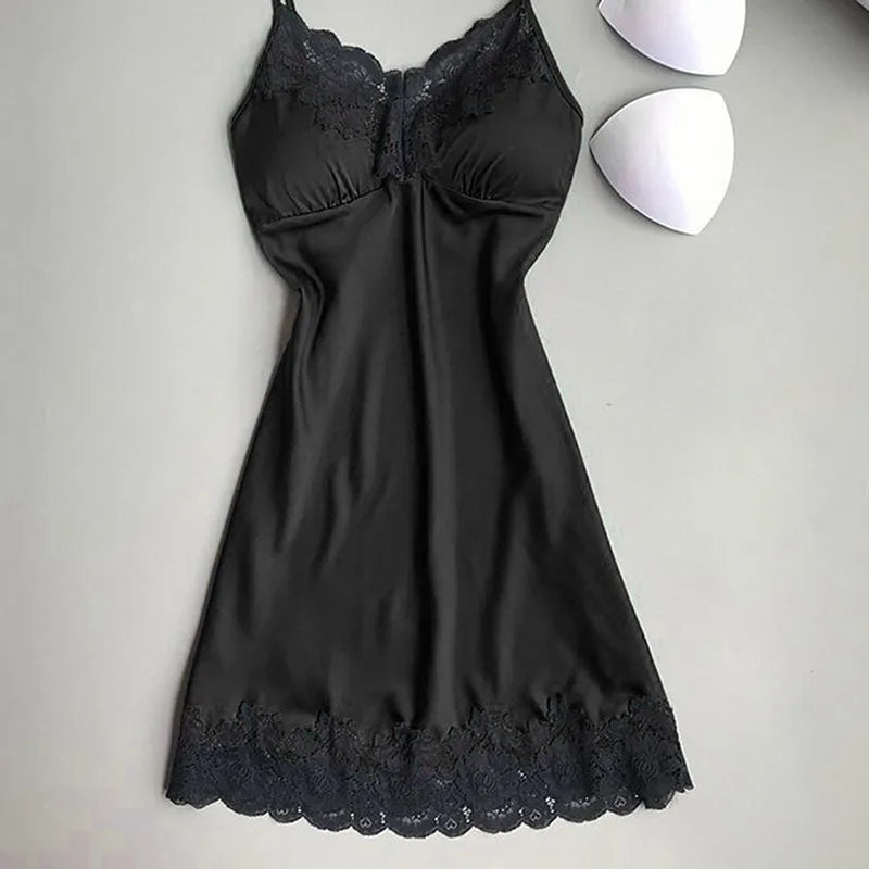 Summer Silk Night Gown