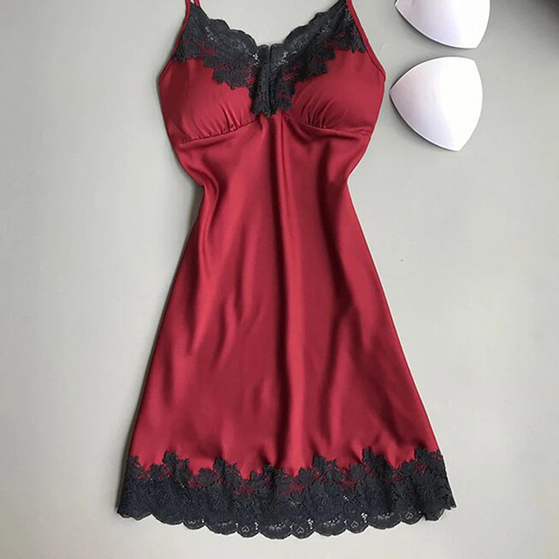 Summer Silk Night Gown