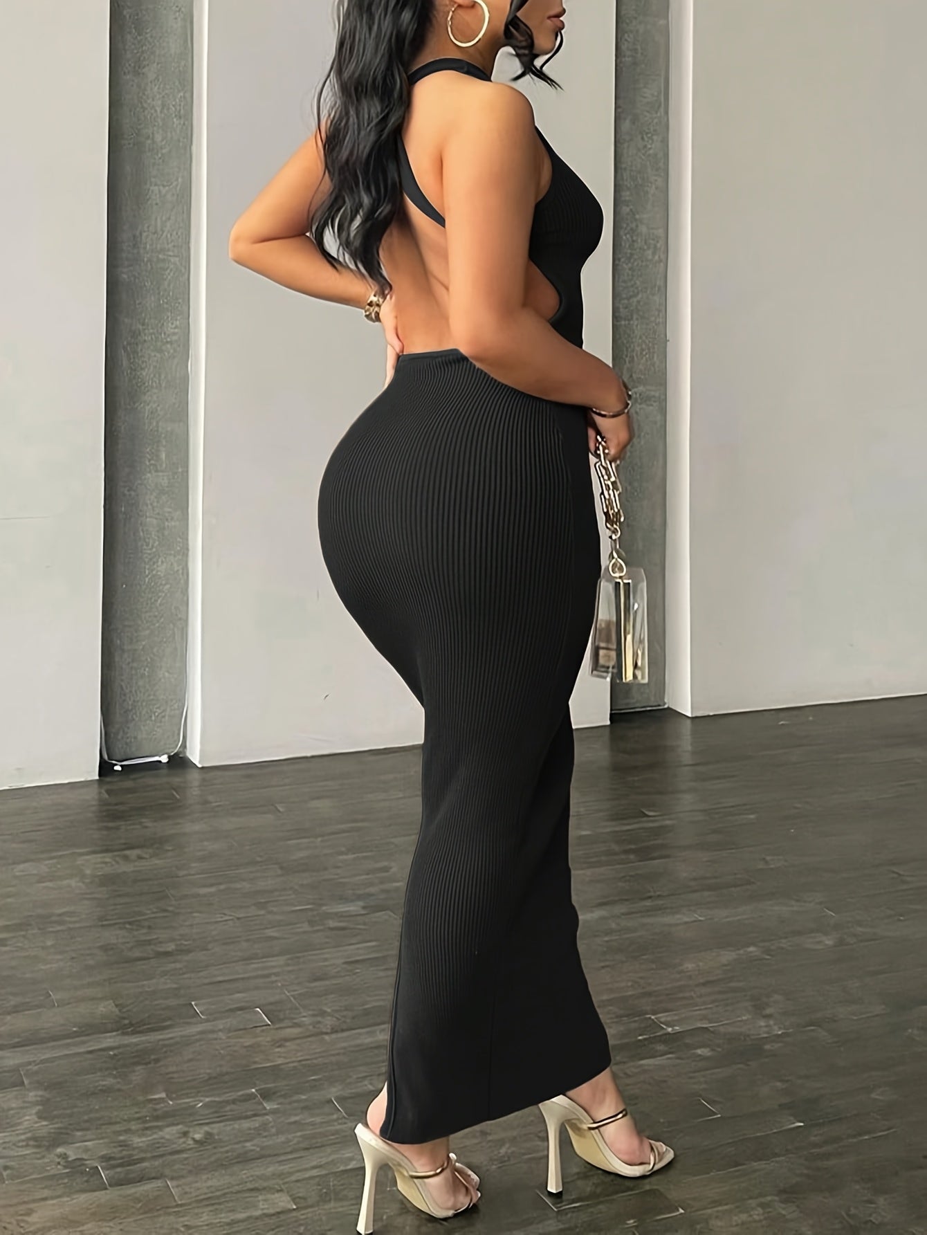 Women's Sexy Bodycon Maxi Dress
