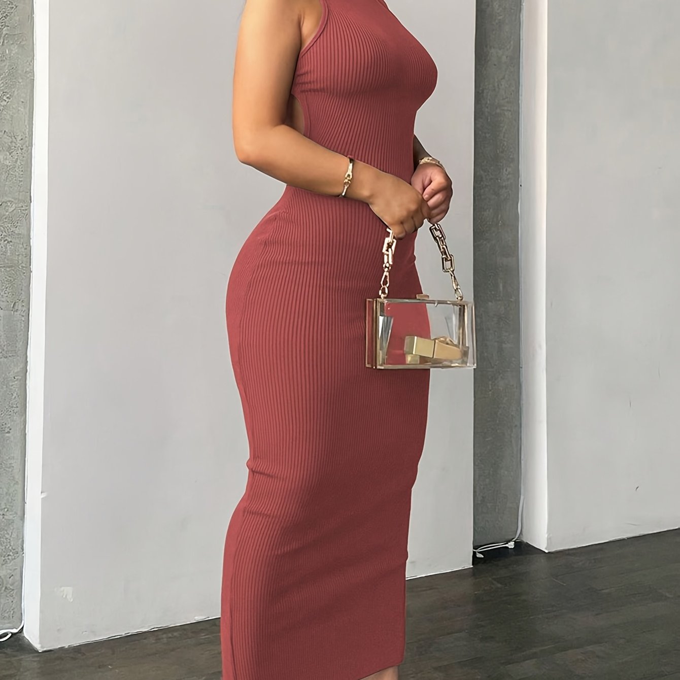 Women's Sexy Bodycon Maxi Dress