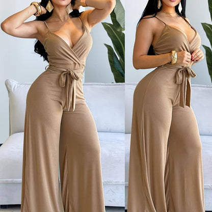 Women's Casual Sleeveless Wide-Leg Dress