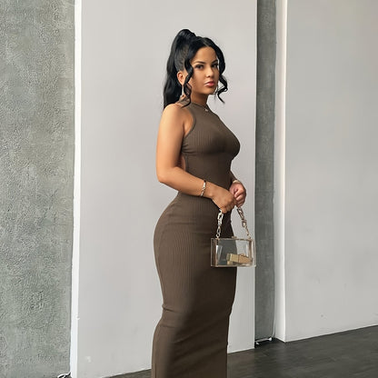 Women's Sexy Bodycon Maxi Dress