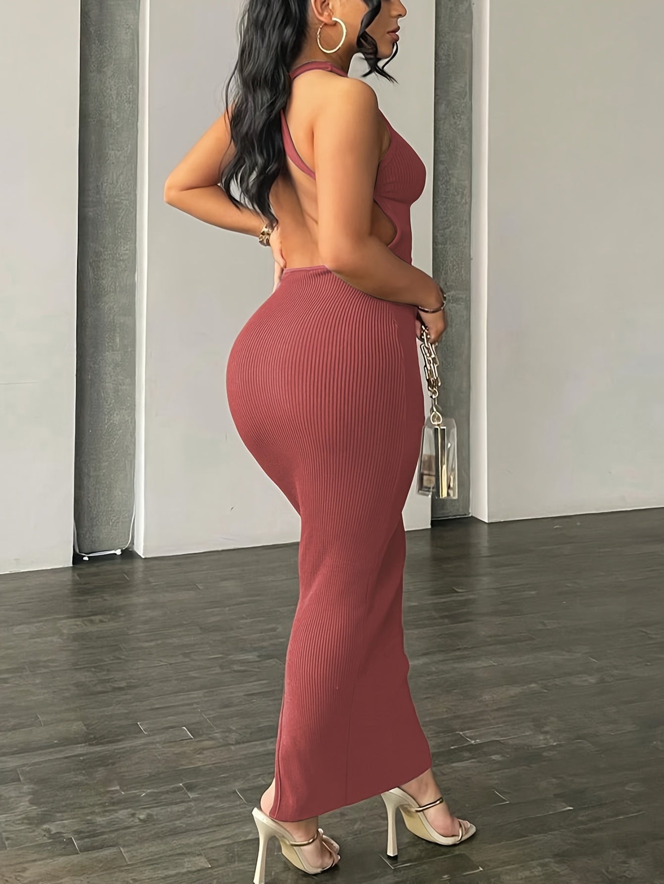 Women's Sexy Bodycon Maxi Dress