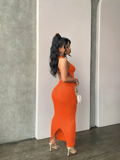 Women's Sexy Bodycon Maxi Dress
