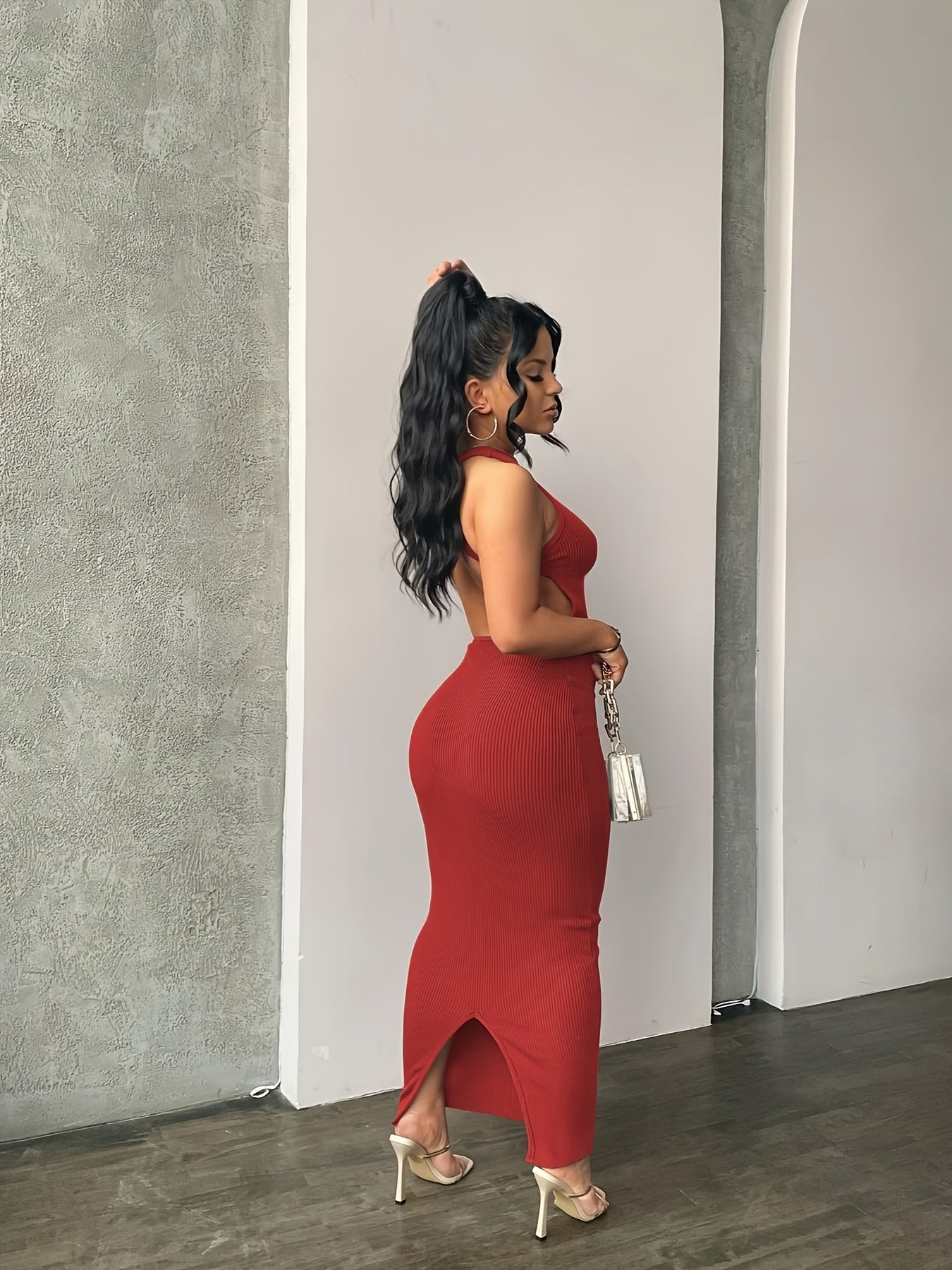 Women's Sexy Bodycon Maxi Dress