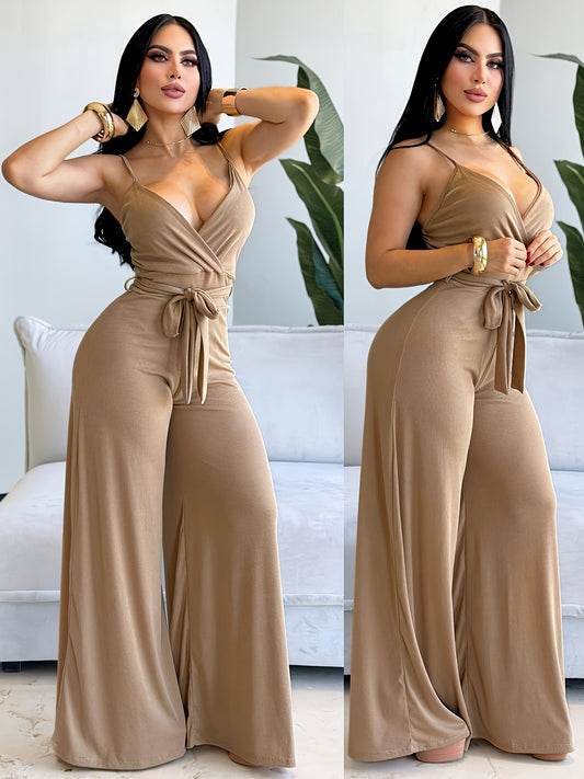 Women's Casual Sleeveless Wide-Leg Dress