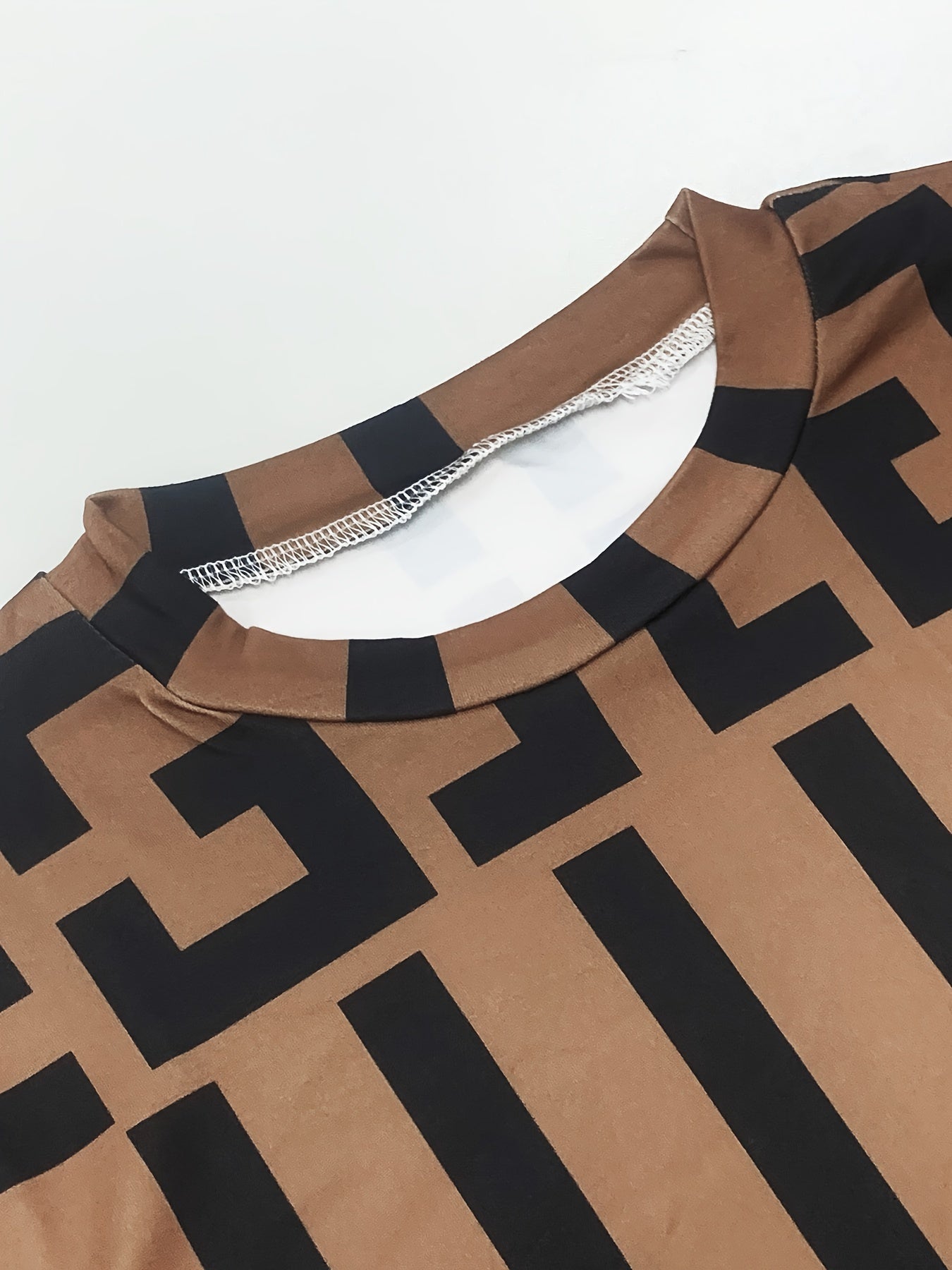 Geo Print Bodycon Dress