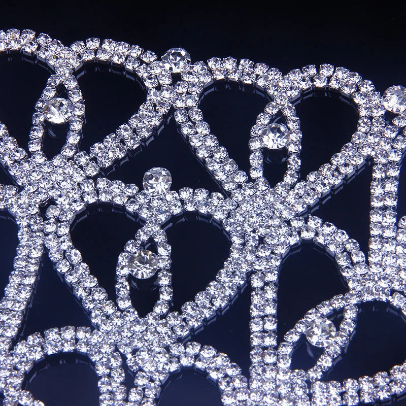 Heart Rhinestone Belly Chains Panties