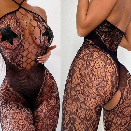 Erotic Crotchless & Sleeveless Lingerie