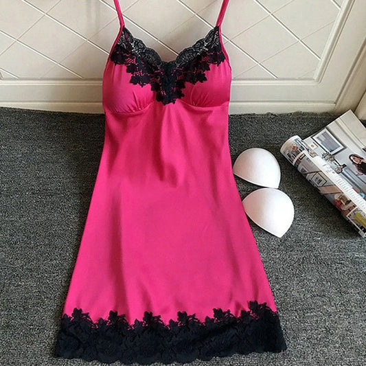 Summer Silk Night Gown