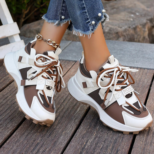 Mesh Breathable Platform Sneakers
