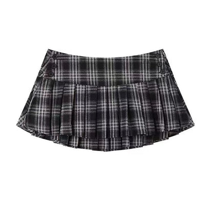 Cute Short Vintage Pleated Skirt