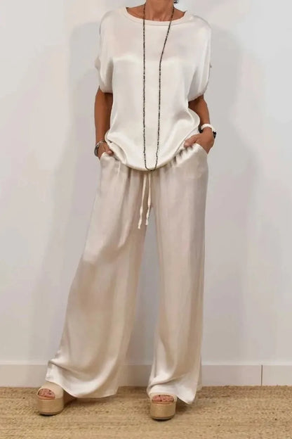Satin Loose Casual Dress