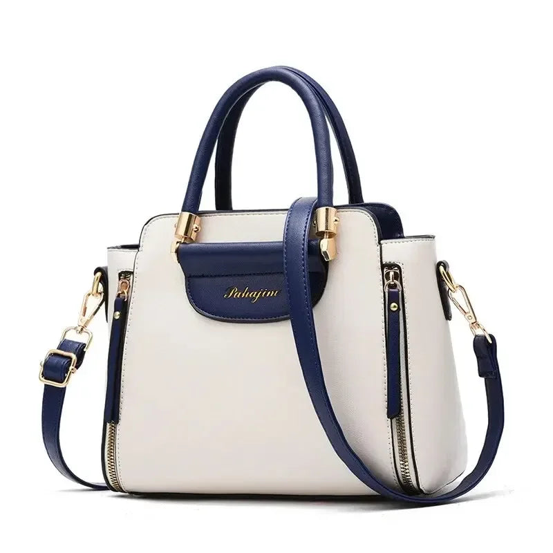 Stitching Striped Crossbody Bag