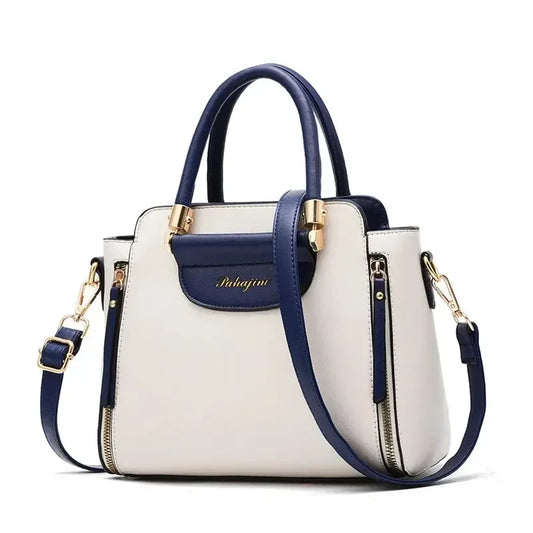 Stitching Striped Crossbody Bag