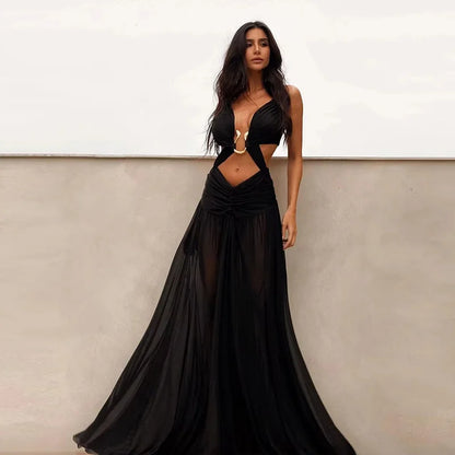 Sexy Hollow Out Party Dress