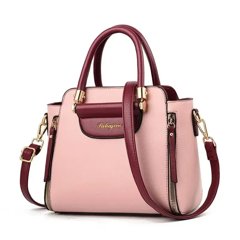 Stitching Striped Crossbody Bag