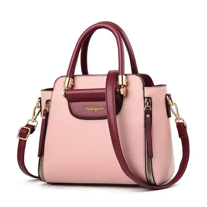 Stitching Striped Crossbody Bag