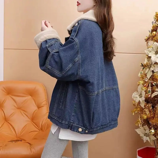 Spring Autumn New Loose Hooded Jeans