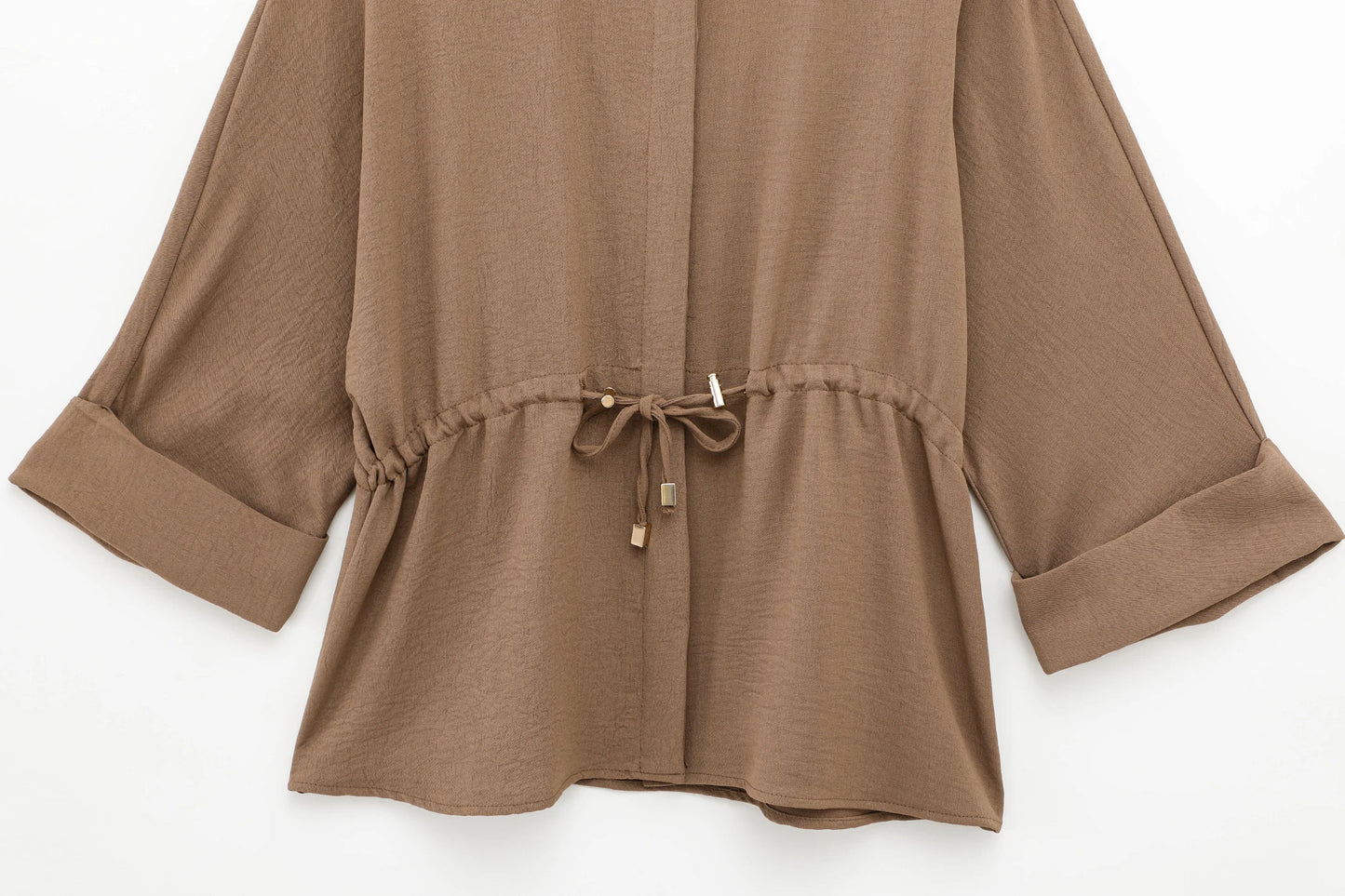 TRAFZA Women Casual Brown Dress Set