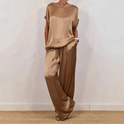Satin Loose Casual Dress
