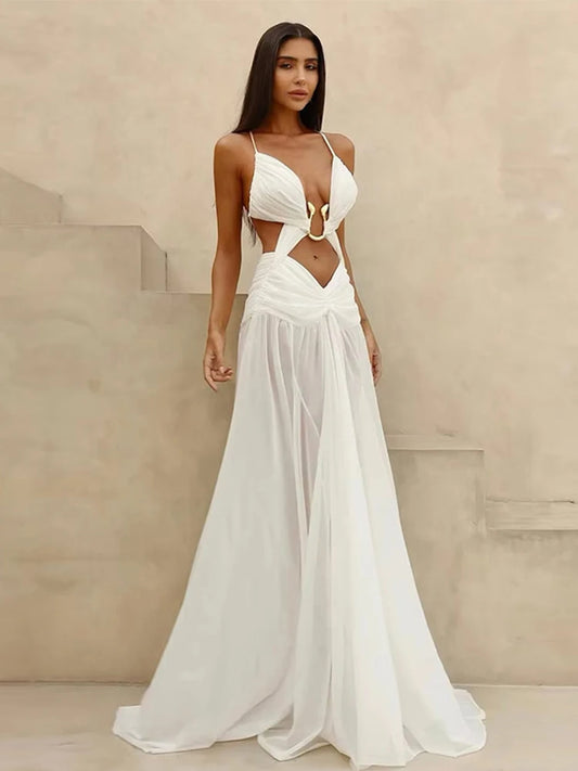 Sexy Hollow Out Party Dress