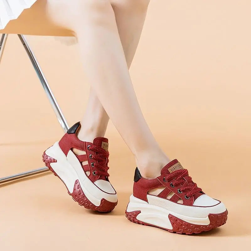 Lace Up Sport Breathable Casual Sneakers