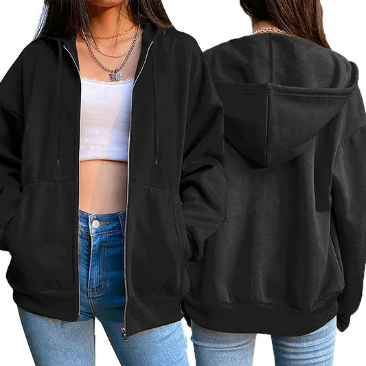 Paris Letter Printing Women's Jacket Coat