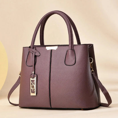 Designer Brand Leather Handbag