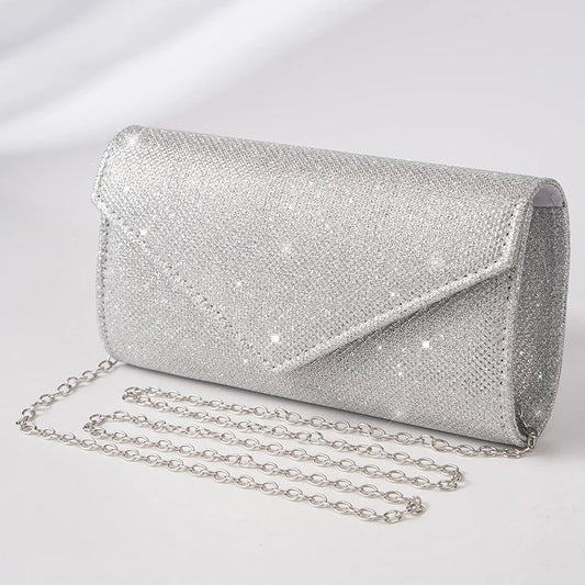 Glitter Envelope Handbag