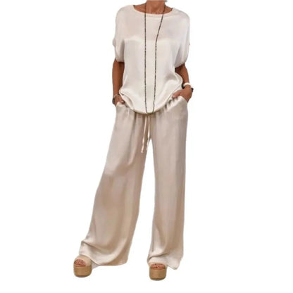 Satin Loose Casual Dress