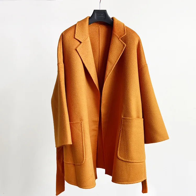 Women's Wool Water Ripple Coat
