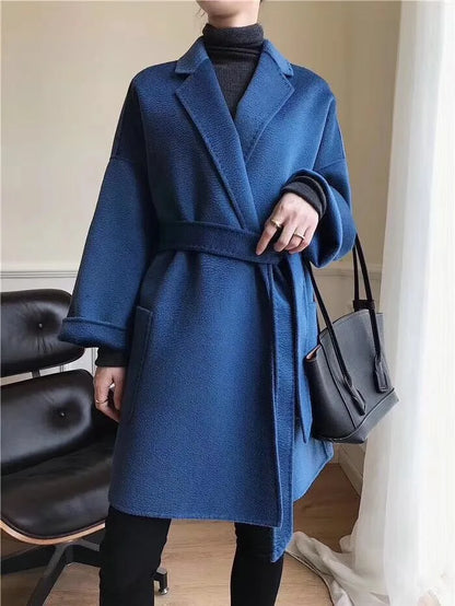 Women's Wool Water Ripple Coat