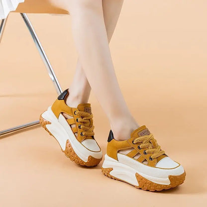 Lace Up Sport Breathable Casual Sneakers