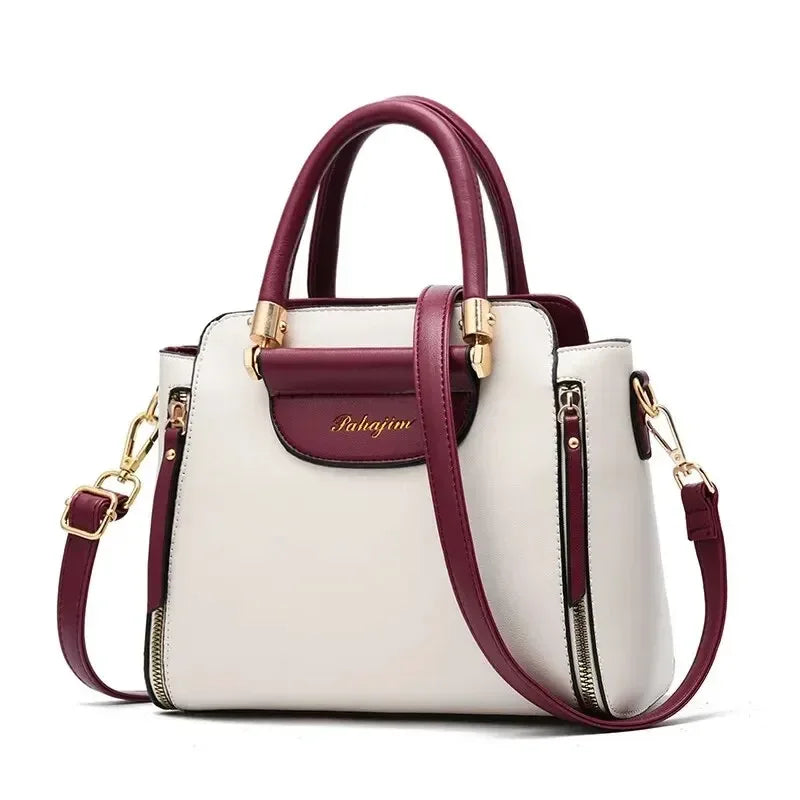 Stitching Striped Crossbody Bag