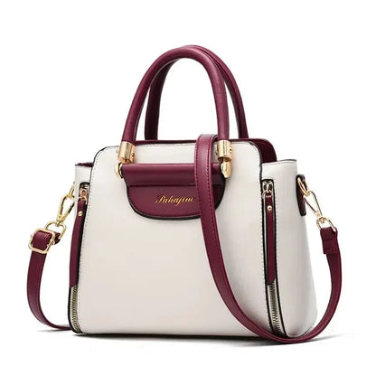 Stitching Striped Crossbody Bag