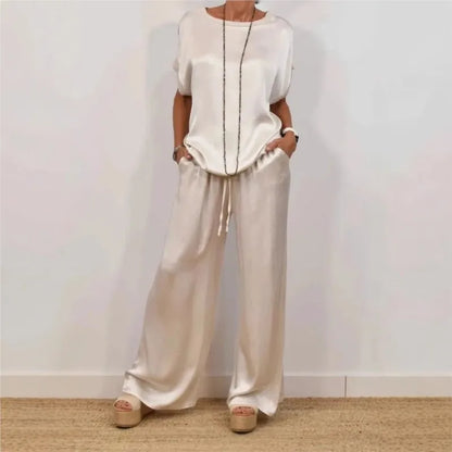 Satin Loose Casual Dress