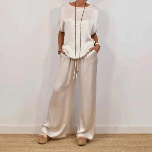 Satin Loose Casual Dress