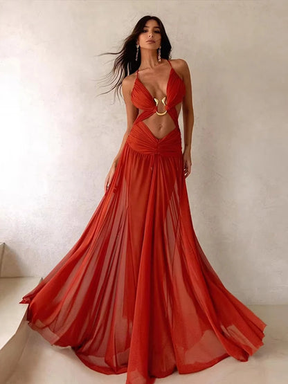 Sexy Hollow Out Party Dress
