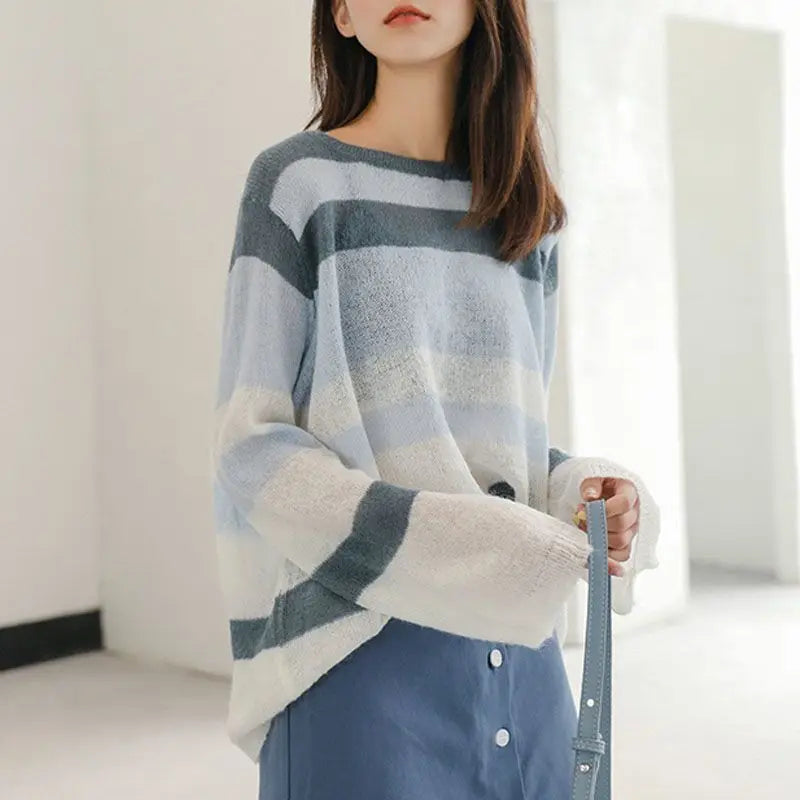 Women's Summer New Patchwork Pullover
