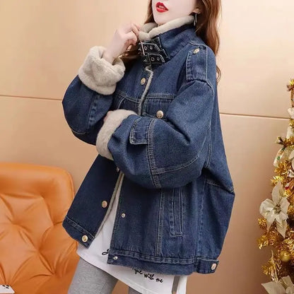 Spring Autumn New Loose Hooded Jeans