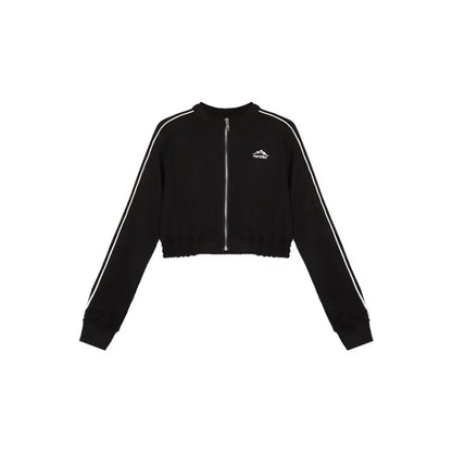 Vintage Zipper Women's Cardigan Jacket