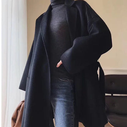 Women's Wool Water Ripple Coat