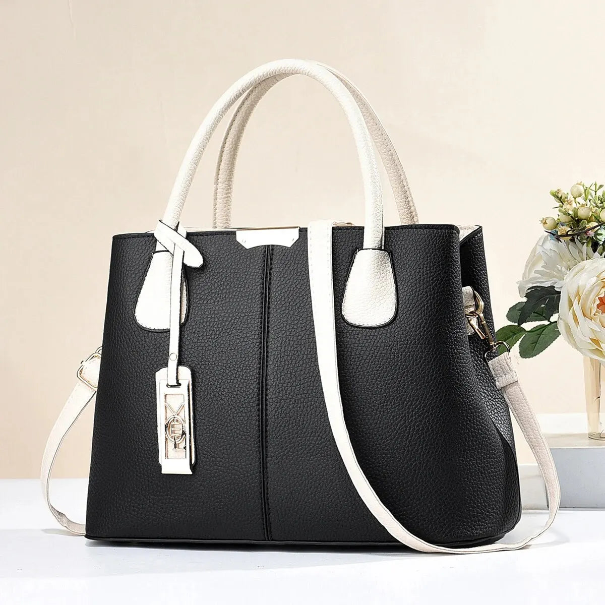 Designer Brand Leather Handbag