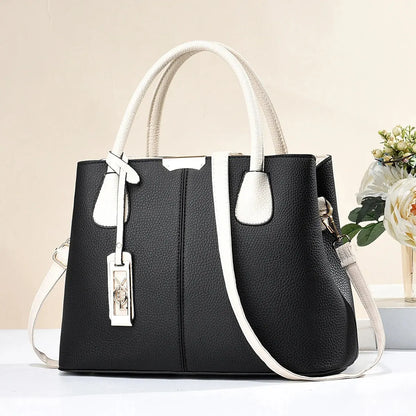 Designer Brand Leather Handbag