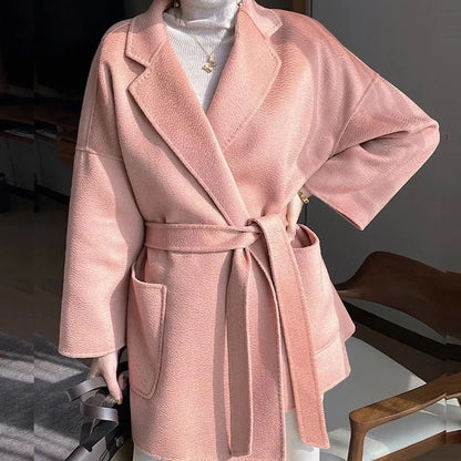 Women's Wool Water Ripple Coat
